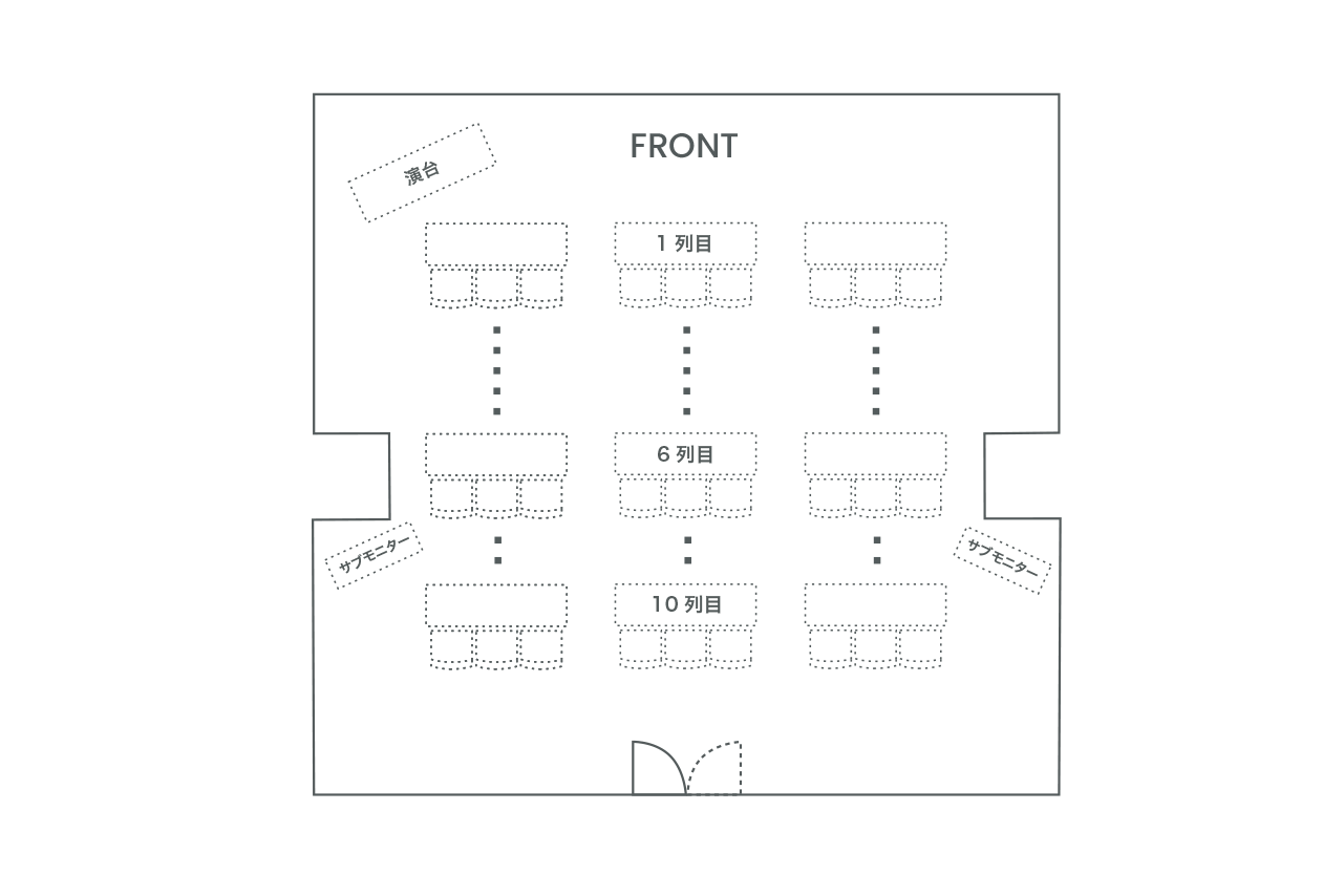 Conference Room 5-1 見取り図
