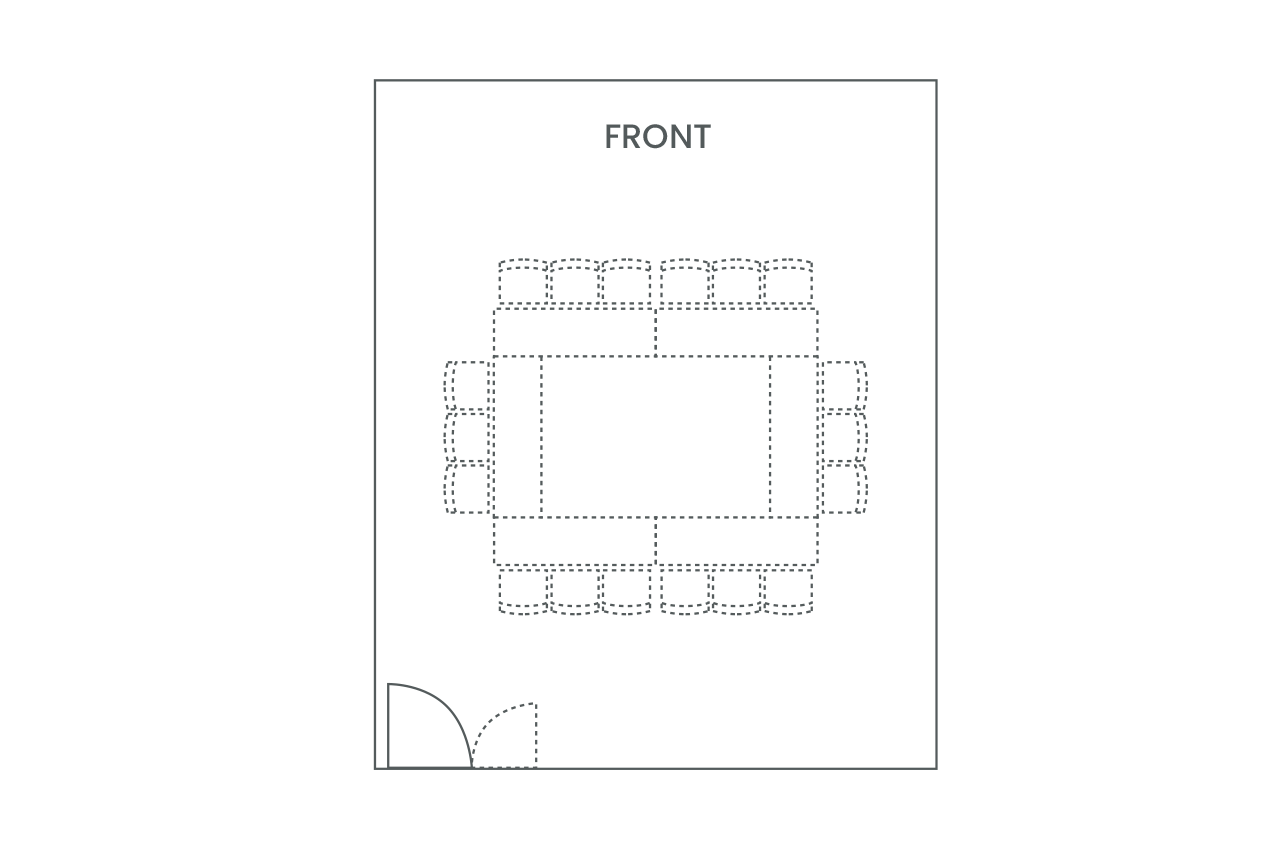 Conference Room 5-4 見取り図
